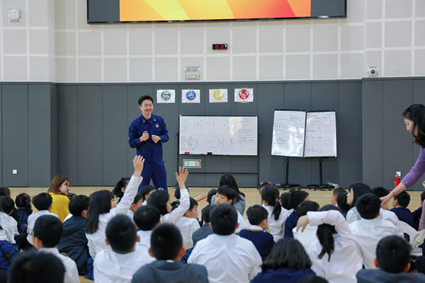 “消防安全”主题集会,南通惠立学校